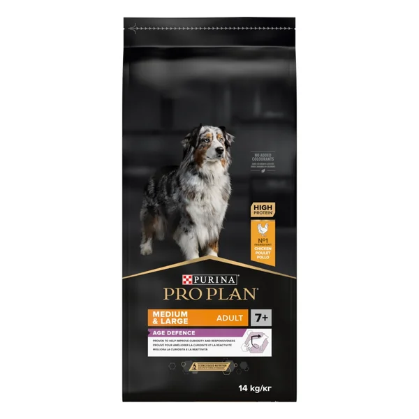 Croquettes Chien – Pro Plan Medium & Large Adulte 7+ Poulet - 14 kg