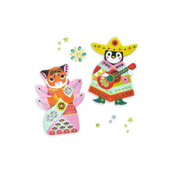 Créer avec des stickers Brillants - Djeco