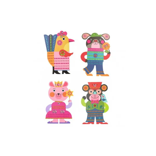 Créer avec des stickers Eclatants - Djeco