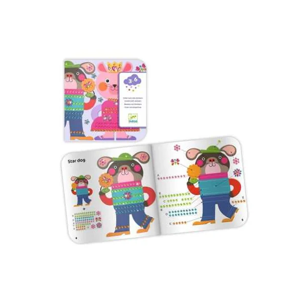 Créer avec des stickers Eclatants - Djeco