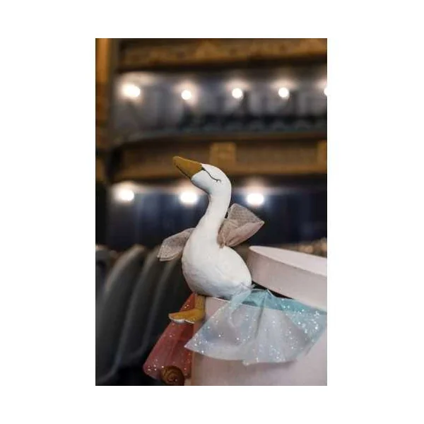 Cygne hochet crème La petite école de danse - Moulin Roty