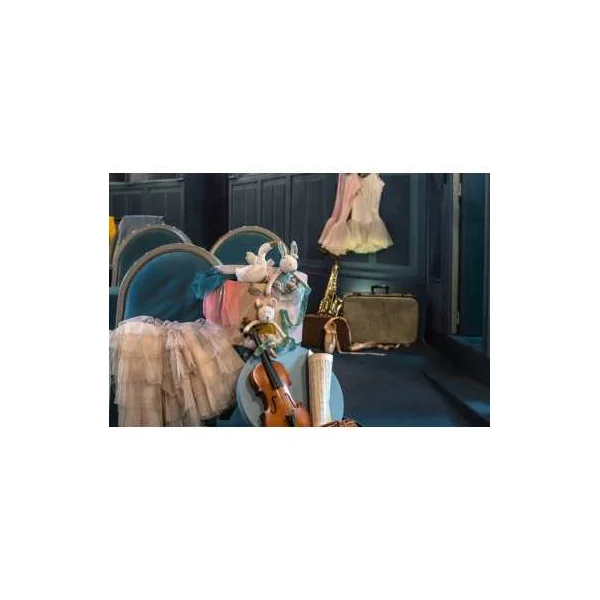 Cygne hochet crème La petite école de danse - Moulin Roty