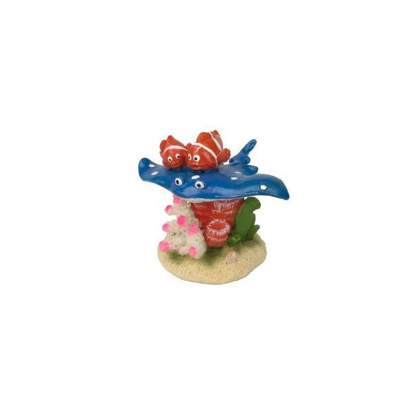 DECOR POISSON CLOWN ET RAIE
