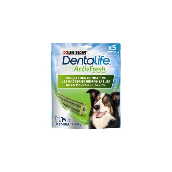 DENTALIFE ACTIVFRESH MEDIUM X5 115GR