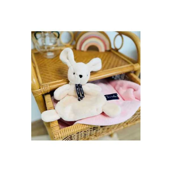 Doudou ivoire lapin Dorlotin - Maïlou Tradition