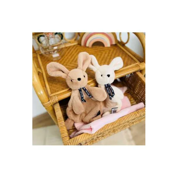 Doudou ivoire lapin Dorlotin - Maïlou Tradition