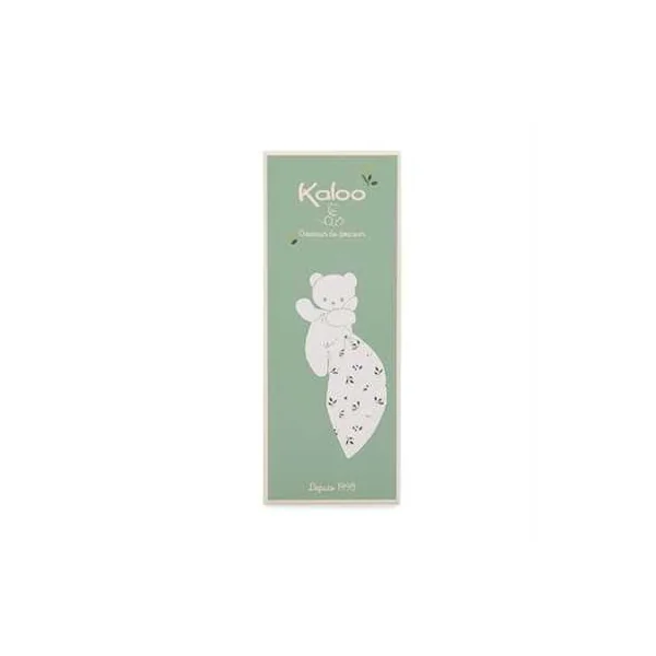 Doudou lapin Blanc délicat Carré Douceur - Kaloo