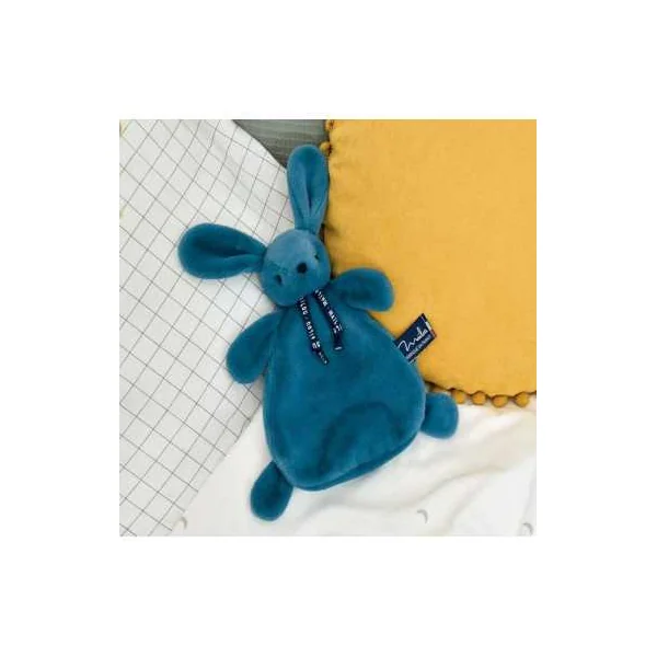 Doudou lapin bleu minéral Dorlotin - Maïlou Tradition
