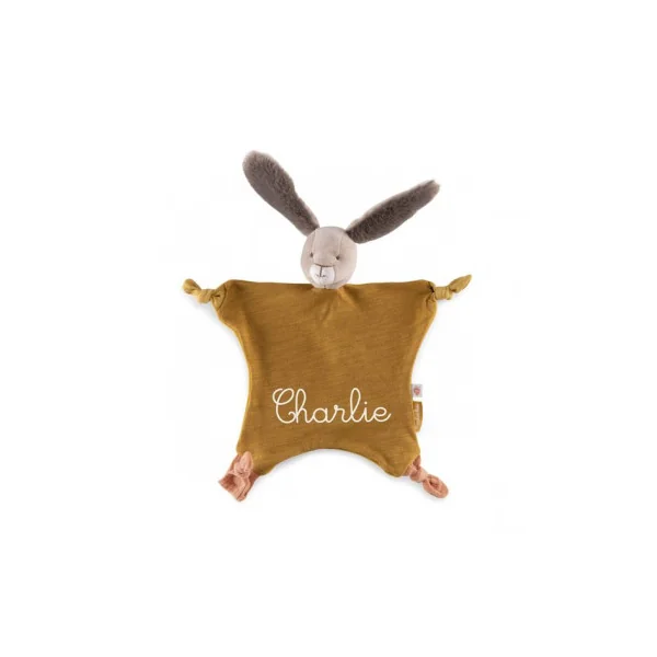 Doudou Lapin ocre Trois Petits Lapins - Moulin Roty