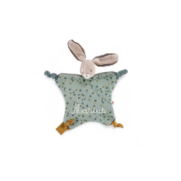 Doudou Lapin sauge Trois Petits Lapins - Moulin Roty