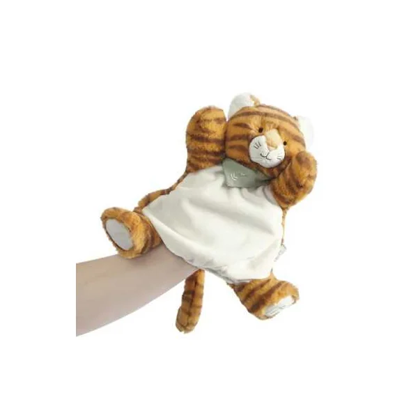 Doudou marionnette Papaye le tigre - Kaloo
