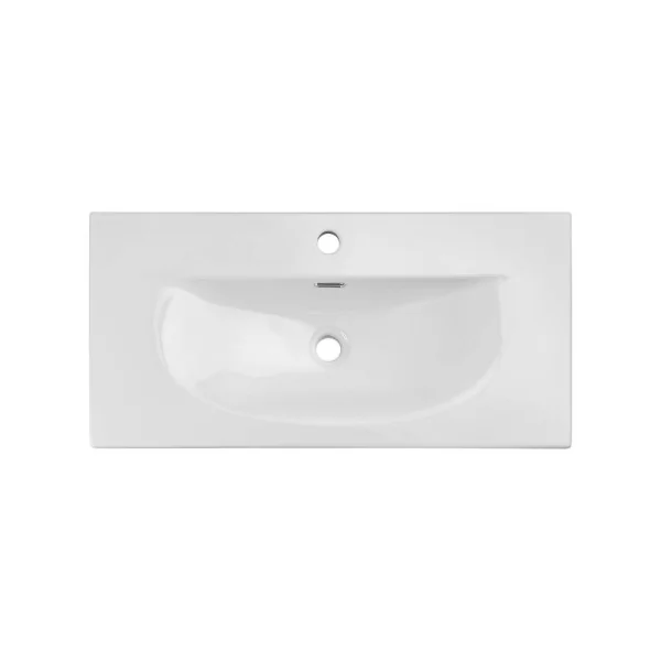 Ensemble Salle de Bain Meuble avec Vasque Chêne et Miroir LED
