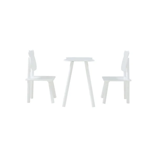 Ensemble Table et Chaises Enfant Blanc