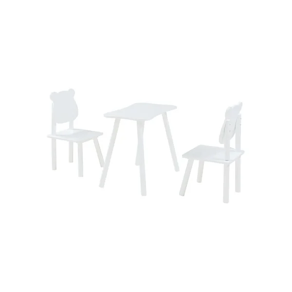 Ensemble Table et Chaises Enfant Blanc
