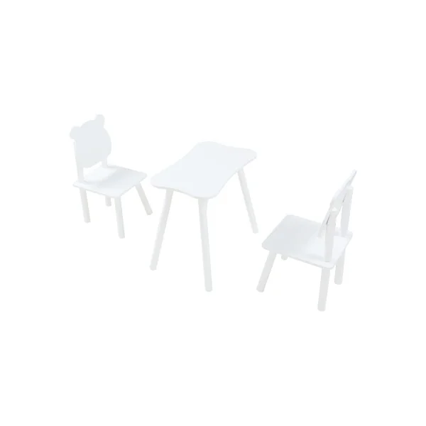 Ensemble Table et Chaises Enfant Blanc
