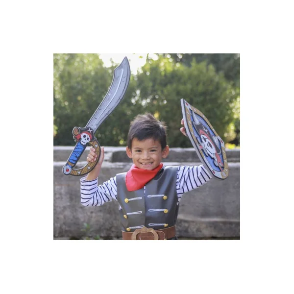 Epée pirate Captaine Skully en mousse - Great Pretenders