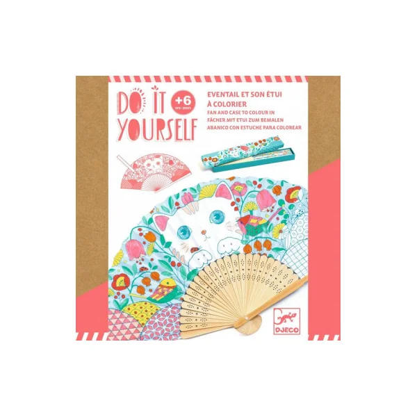 Eventail à colorier Koneko - Do it Yourself Djeco