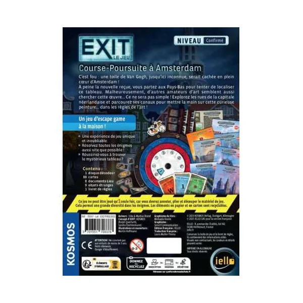 EXIT Course poursuite à Amsterdam