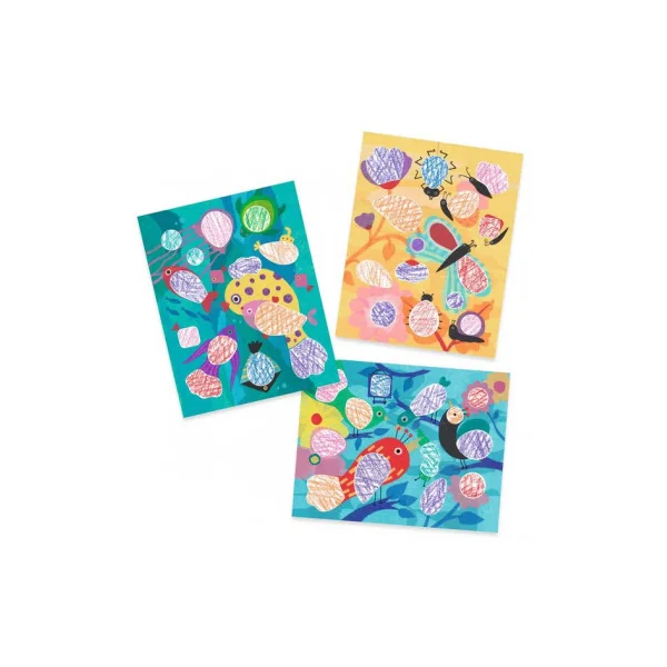 Fabuleux pochoirs Piou piou & co - Djeco