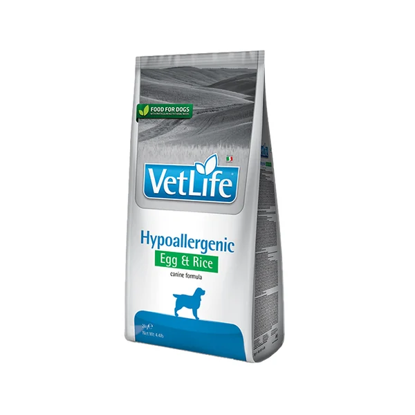 Farmina VetLife Hypoallergenic Œuf et Riz - Nourriture pour chiens