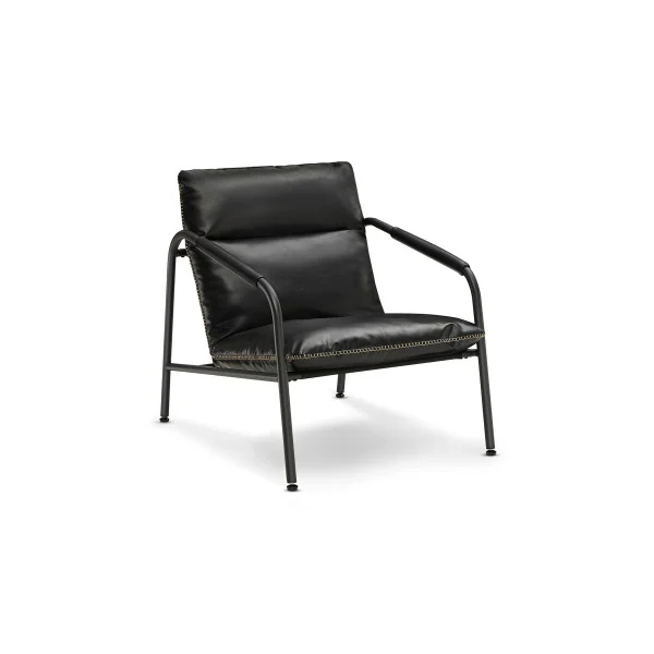 Fauteuil d’Appoint avec Accoudoirs Fauteuil de Salon Noir