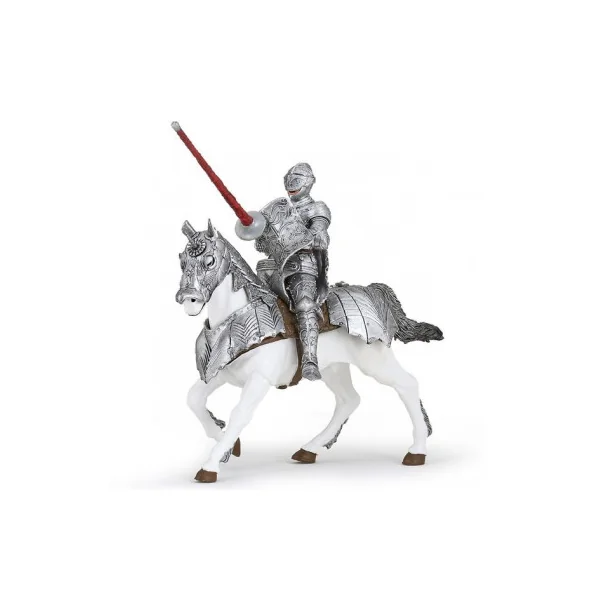 Figurine cheval en armure - Papo