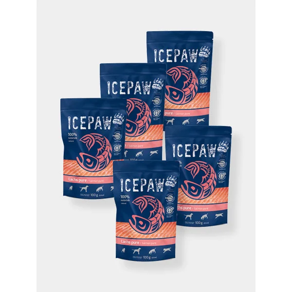 Filet de saumon 100% naturel avec bouillon - Icepaw