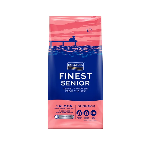 Fish4Dogs Finest Senior Saumon avec Patate douce