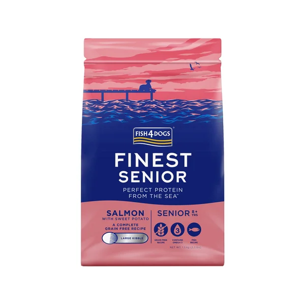 Fish4Dogs Finest Senior Saumon avec Patate douce