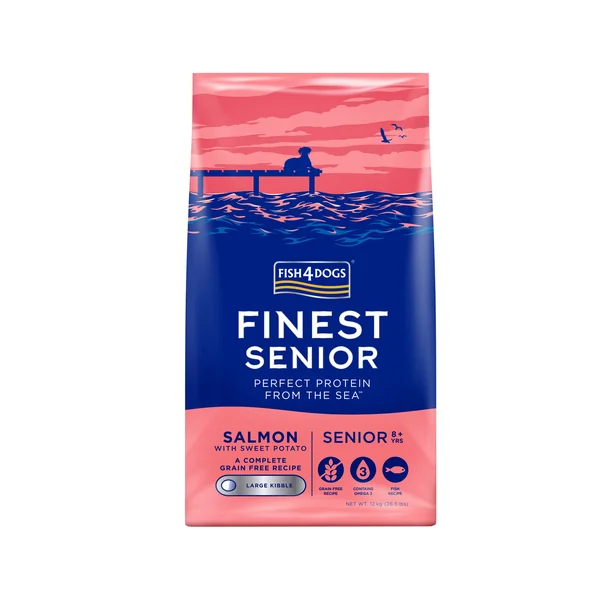 Fish4Dogs Finest Senior Saumon avec Patate douce