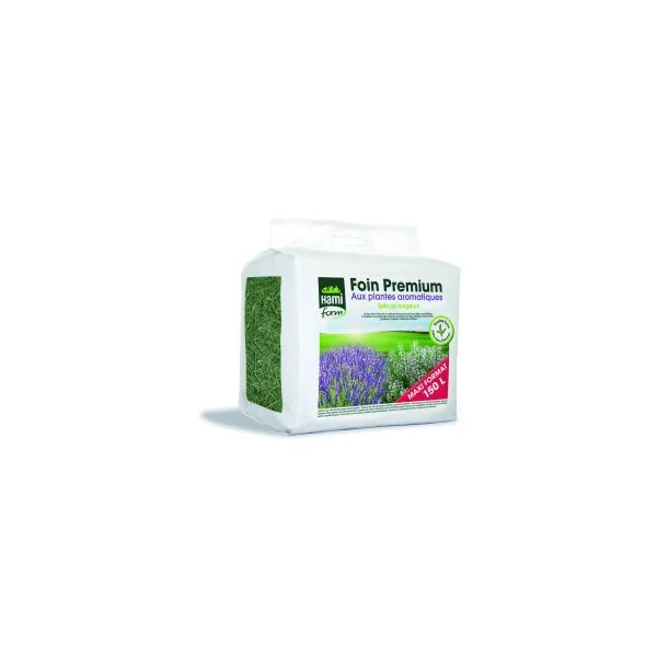 FOIN PREMIUM AUX PLANTES AROMATIQUES 150L HAMI FORM