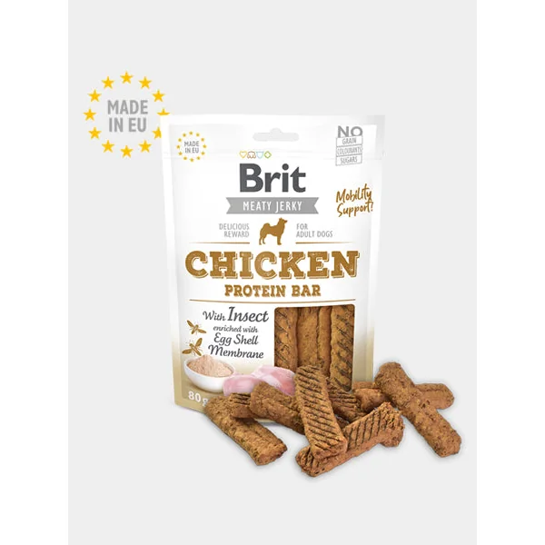 Friandises pour chien Jerky Snack - Poulet 🐔 - Brit