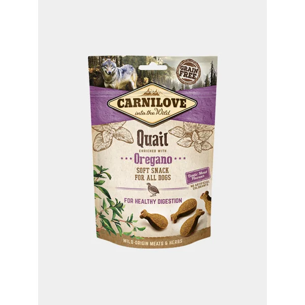 Friandises Soft Snack - Caille et Origan - Carnilove