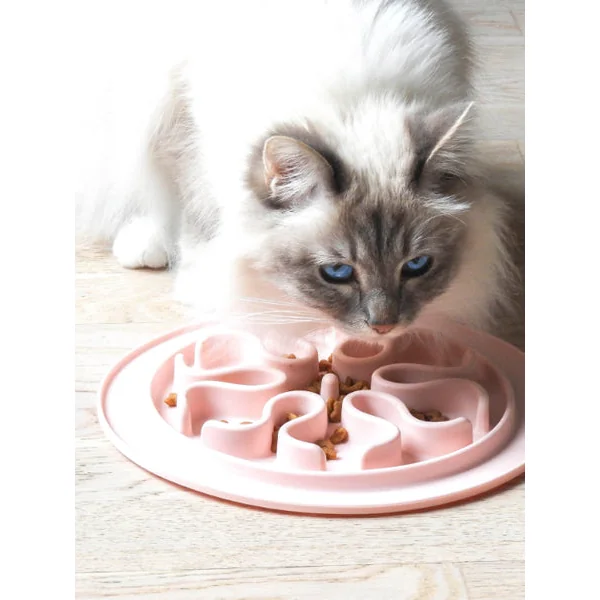 Gamelle anti-glouton pour chat - sable