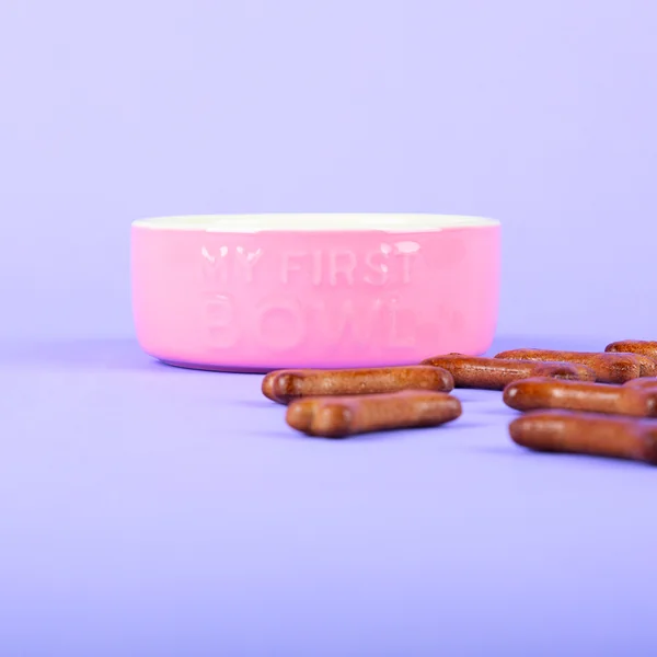 Gamelle Chien – Scruffs Ma première gamelle rose – Ø 13 x 5 cm