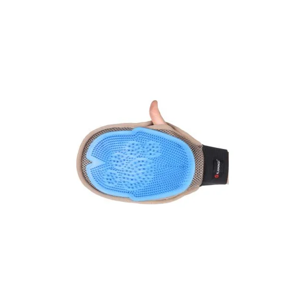 GANT DE MASSAGE BROSSAGE ET RAMASSE POILS