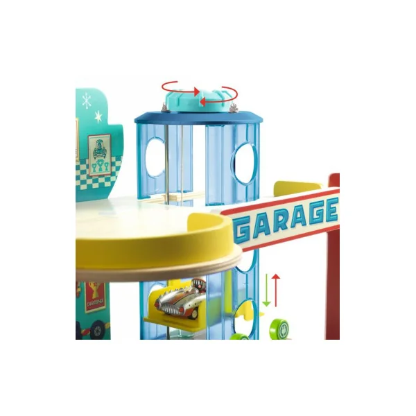 Garage Crazy Motors - Djeco
