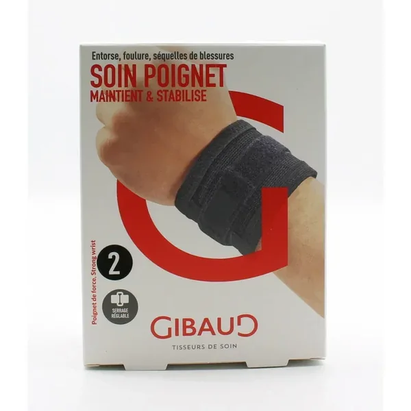 Gibaud Soin Poignet de Force Noir Taille 2