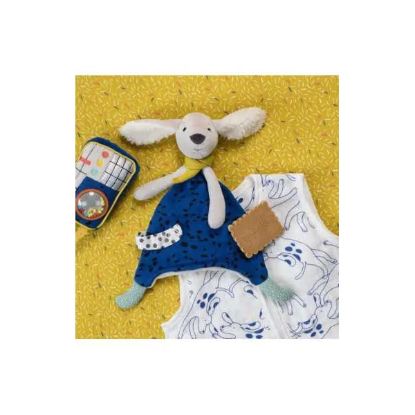 Gigoteuse été chiens bleus 90 cm Puce & Pilou - Moulin Roty