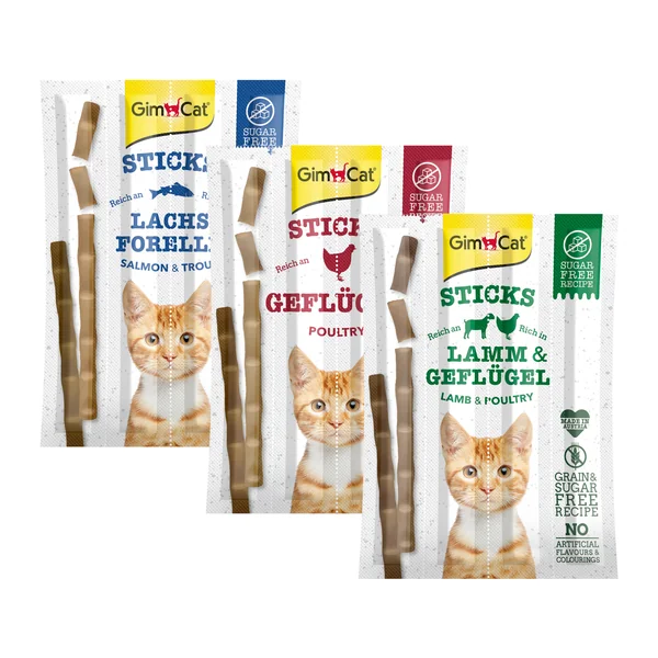 GimCat Sticks - Bâtonnets pour Chats