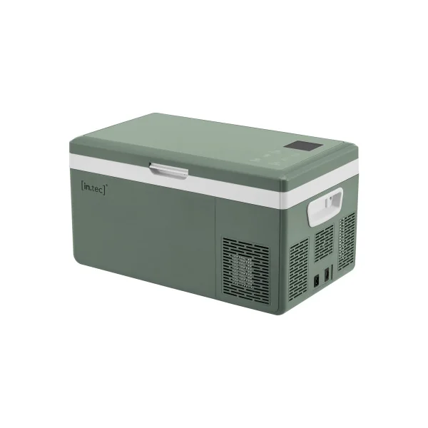 Glacière Electrique Portable 25 L Vert Militaire pour Pique Nique Camping