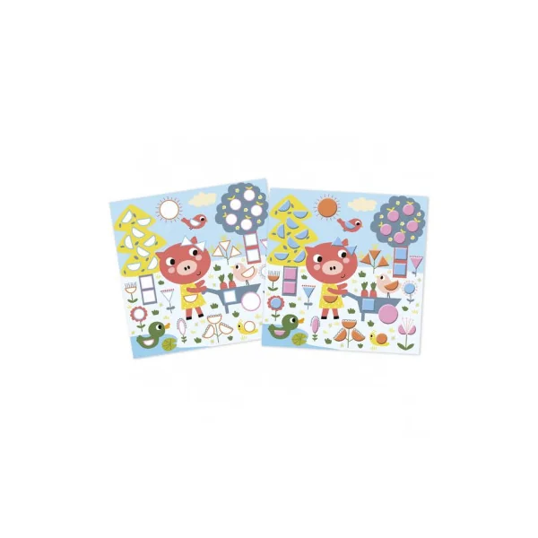 Gommettes géométriques 3 ans - Janod