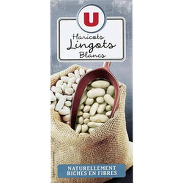Haricots lingot blanc, U (500 g)