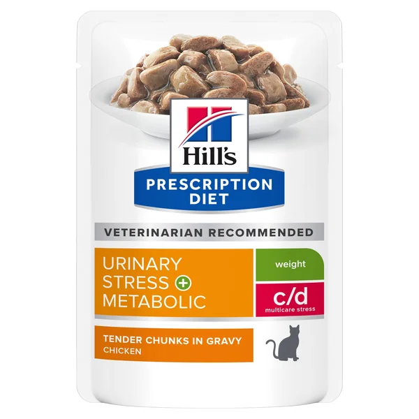Hill's Prescription Diet - Feline - c/d Urinary Stress + Metabolic - Alimentation humide