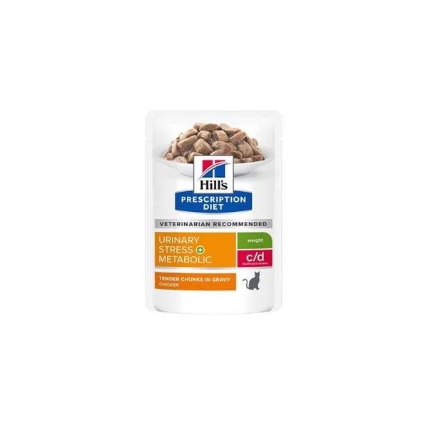 Hill's Prescription Diet - Feline - c/d Urinary Stress + Metabolic - Alimentation humide