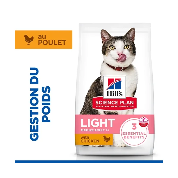 Hill's Science Plan Mature Adult 7+ - Light - Poulet