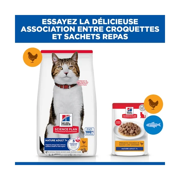 Hill's Science Plan Mature Adult 7+ - Poulet