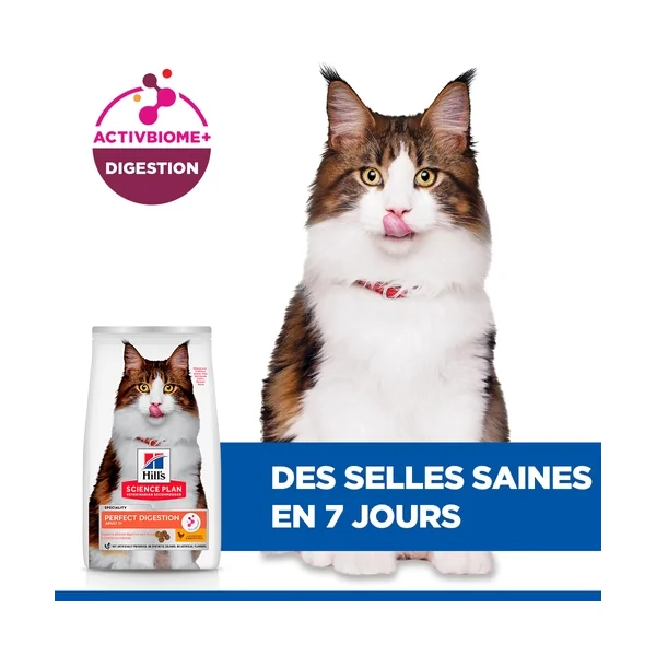 Hill's Science Plan Perfect Digestion - Adult 1+ - Poulet et Riz brun