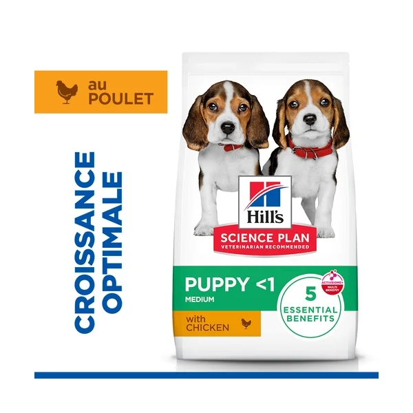 Hill's Science Plan - Puppy - Medium - Poulet