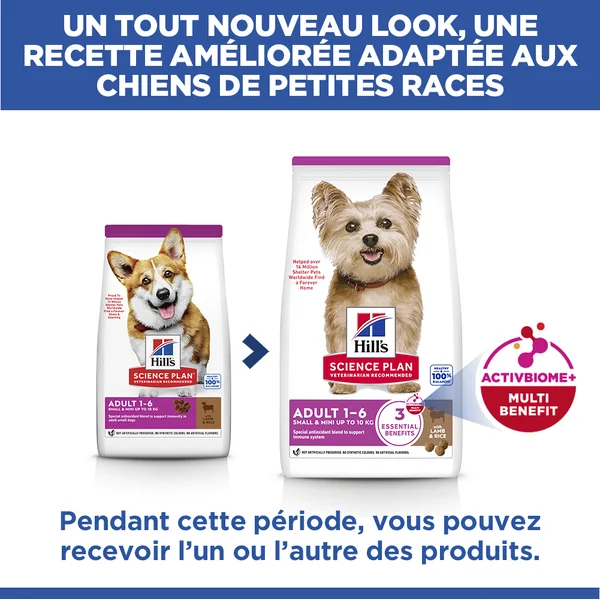 Hill's Science Plan Small & Mini - Adult - Agneau et Riz
